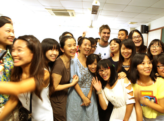 Chace Crawford, China Chace Crawford, China